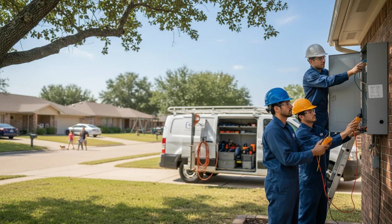 Certified electrician providing emergency electrical services in Round O, SC
